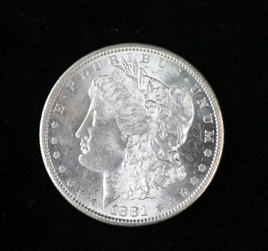 1881 S MORGAN SILVER DOLLAR