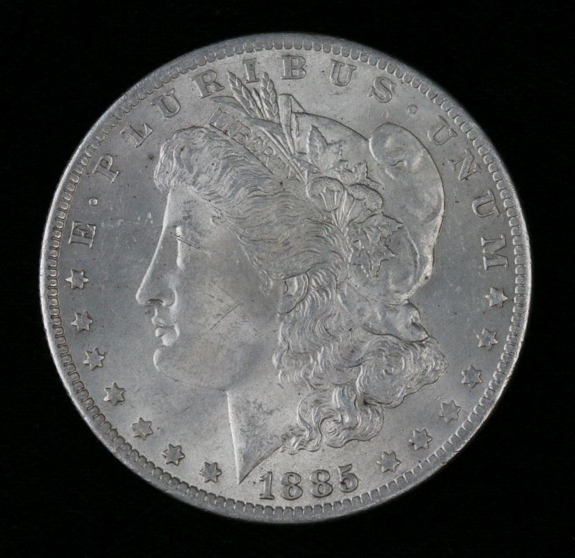 1885 O MORGAN SILVER DOLLAR