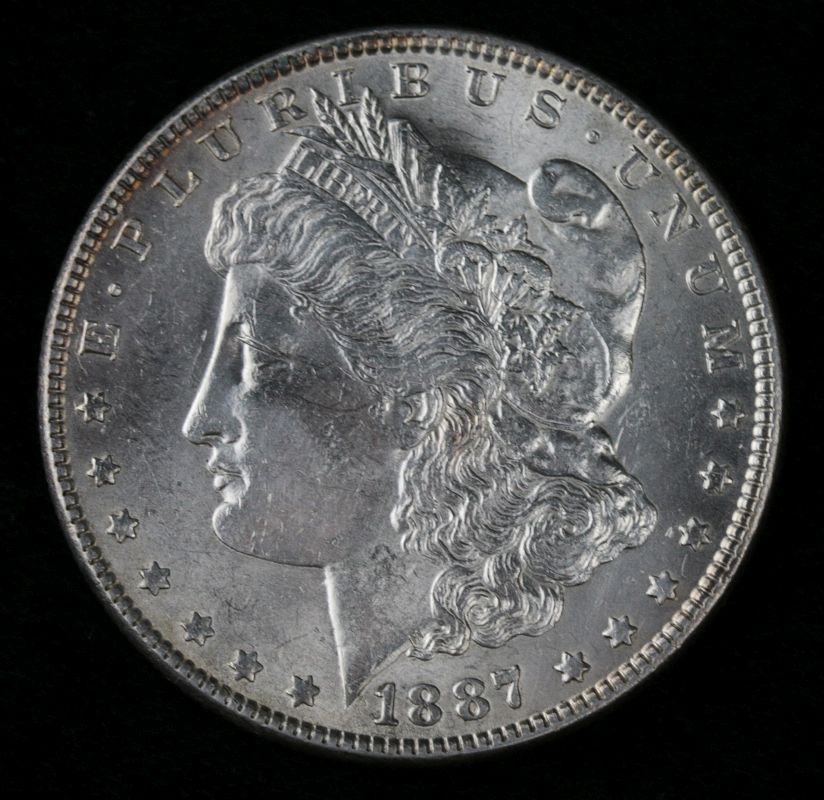 1887 (P) MORGAN SILVER DOLLAR