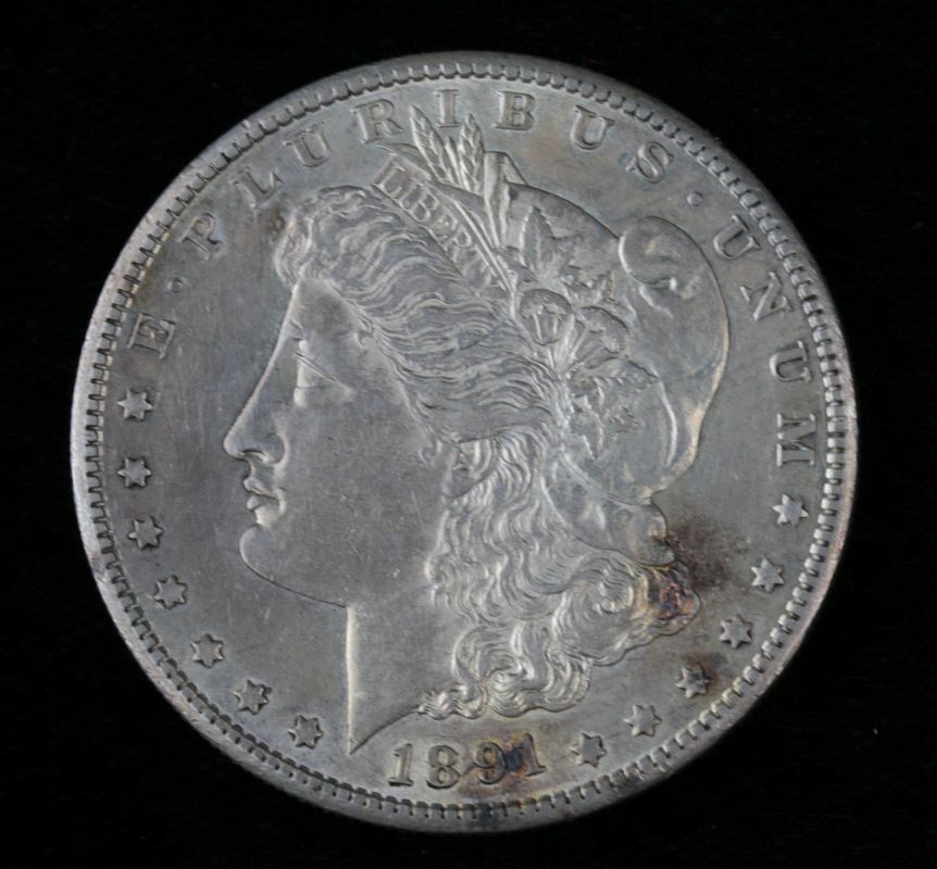 1891 S MORGAN SILVER DOLLAR