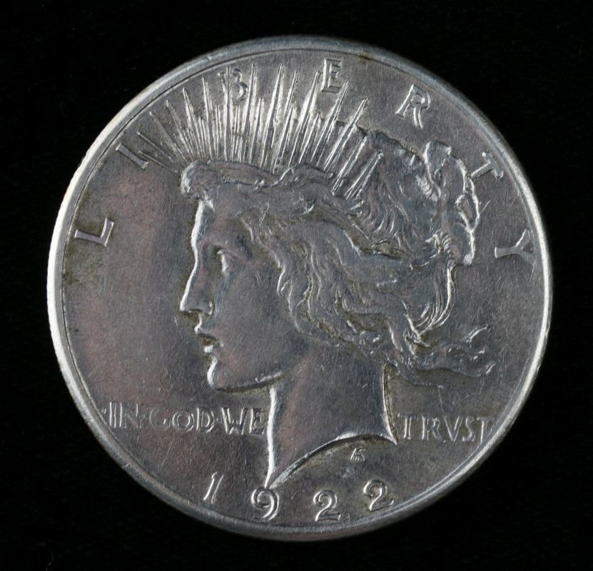 1922 S PEACE SILVER DOLLAR