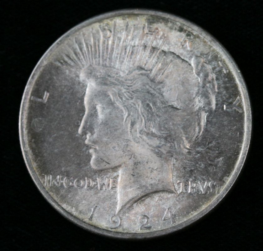 1924 (P) PEACE SILVER DOLLAR