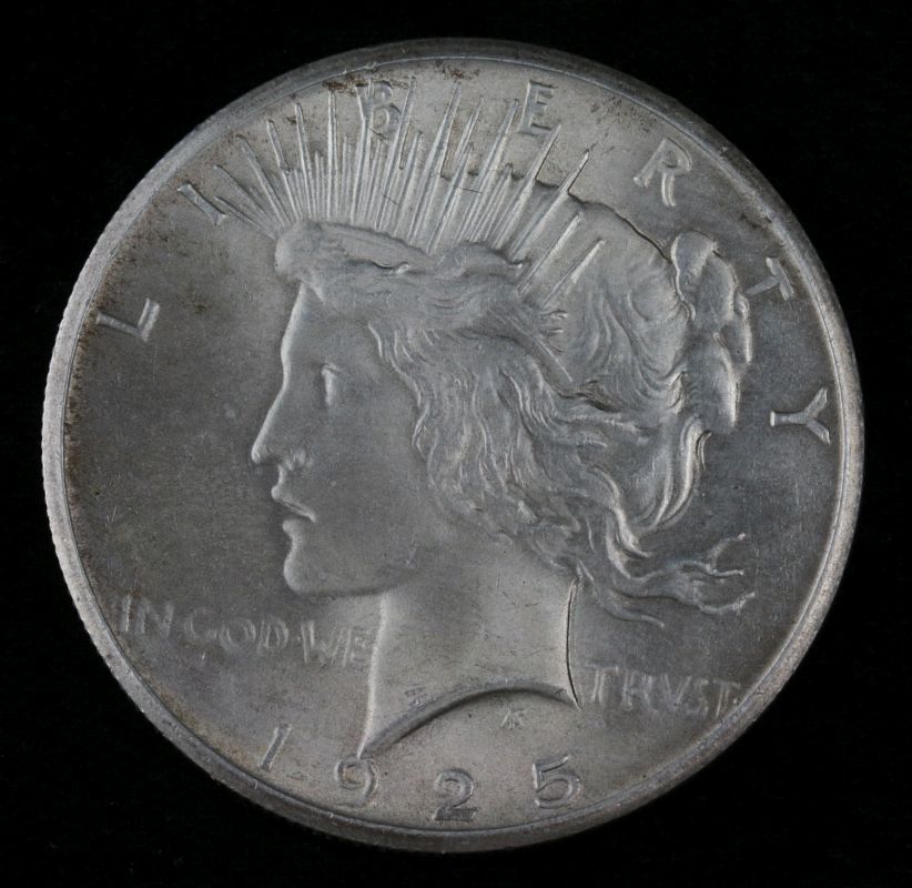 1925 PEACE SILVER DOLLAR