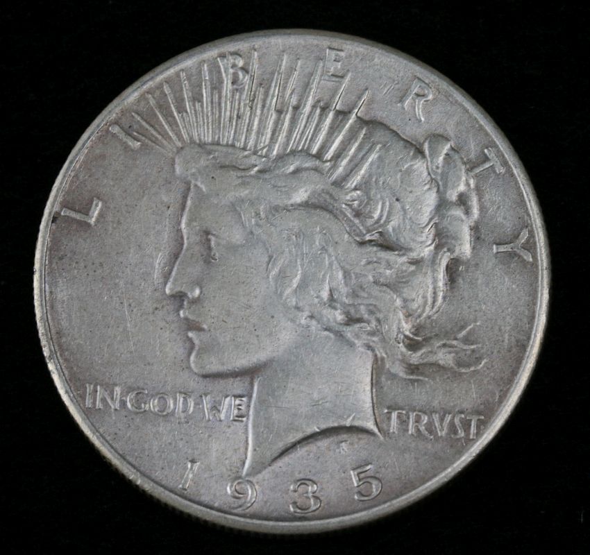 1935 (P) PEACE SILVER DOLLAR