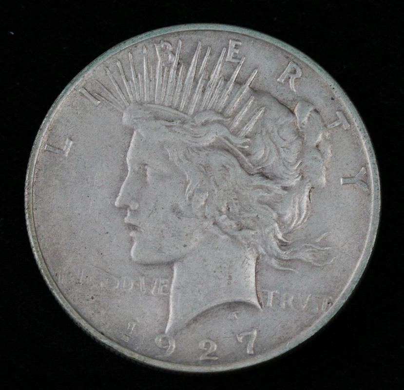 1927 O PEACE SILVER DOLLAR