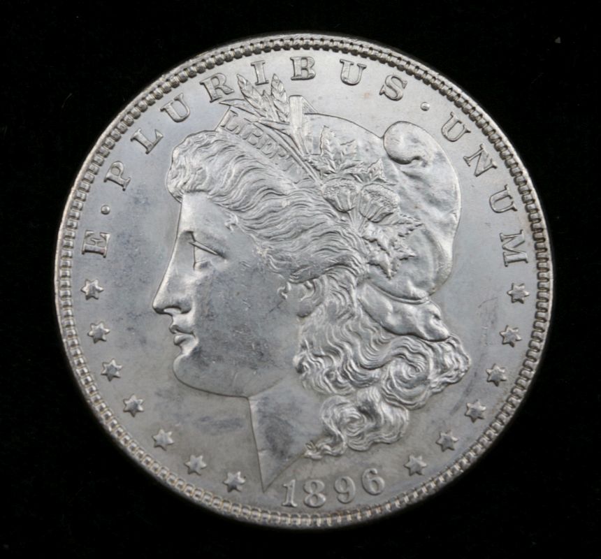 A 1896 (P) MORGAN SILVER DOLLAR