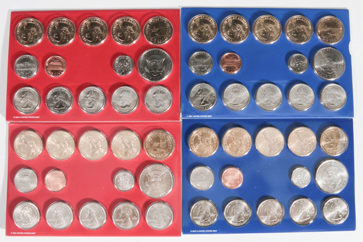 2007-2008 DENVER, PHILA. UNCIRCULATED COIN SETS