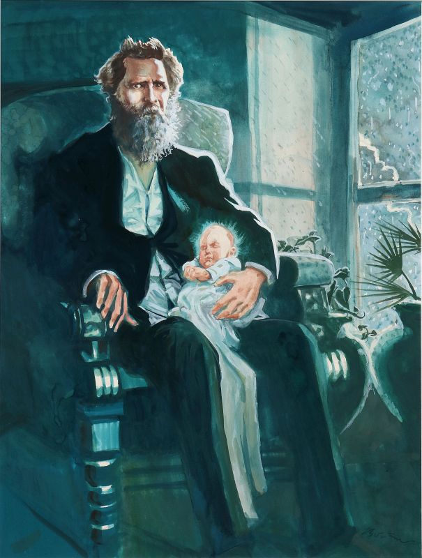 BOB BOZE BELL (1946-) WATERCOLOR ILLUSTRATION