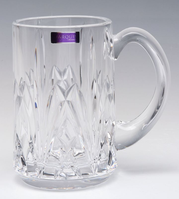 A WATERFORD MARQUIS BROOKSIDE BEER STEIN WITH BOX