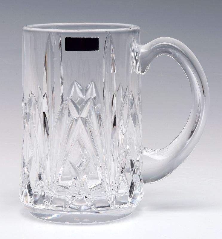 A WATERFORD MARQUIS BROOKSIDE BEER STEIN WITH BOX
