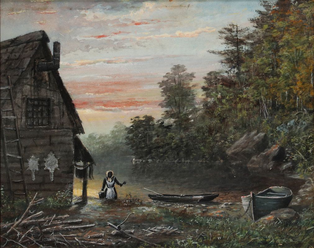 EARLY 20TH C. AMERICAN SCHOOL WATERCOLOR