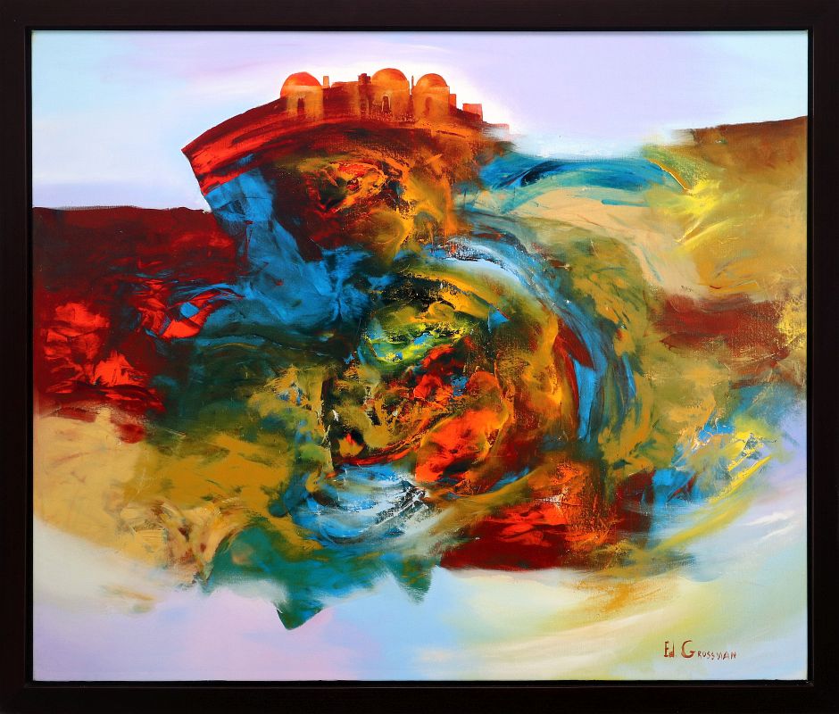 EDUARD GROSSMAN (BORN 1946) OIL ON CANVAS