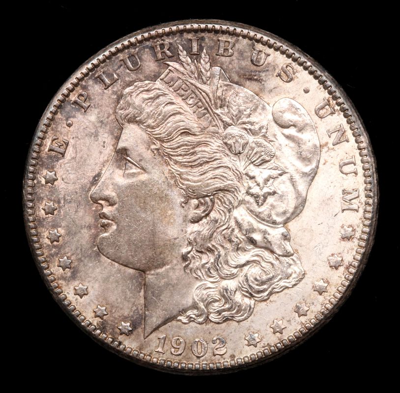 1902-O MORGAN SILVER DOLLAR