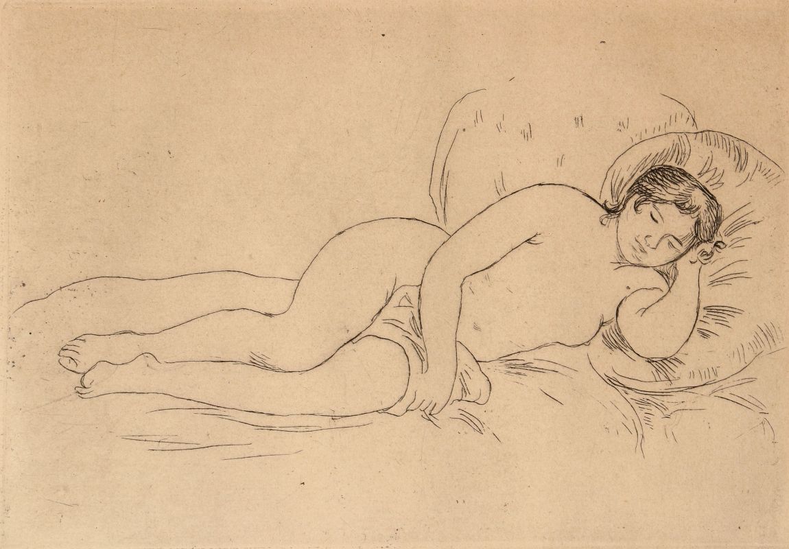 PIERRE AUGUSTE RENOIR (1841-1919) ETCHING