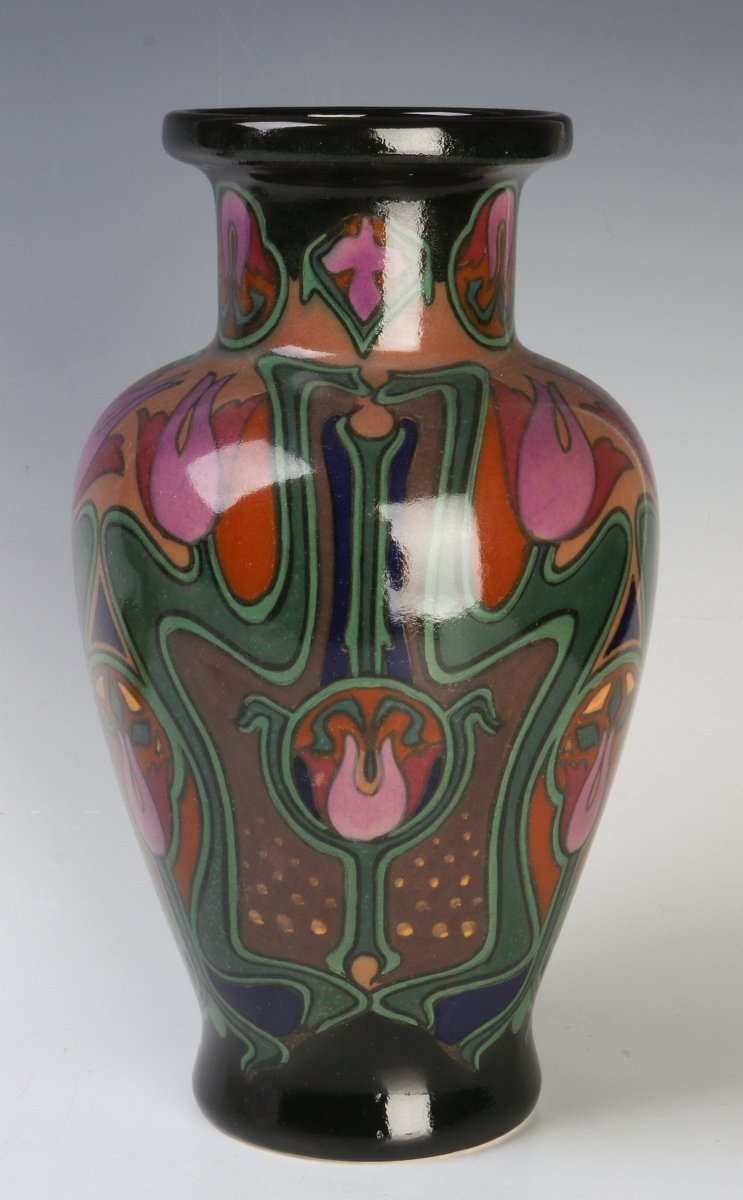 A EUROPEAN ART POTTERY VASE ATTR ROZENBURG