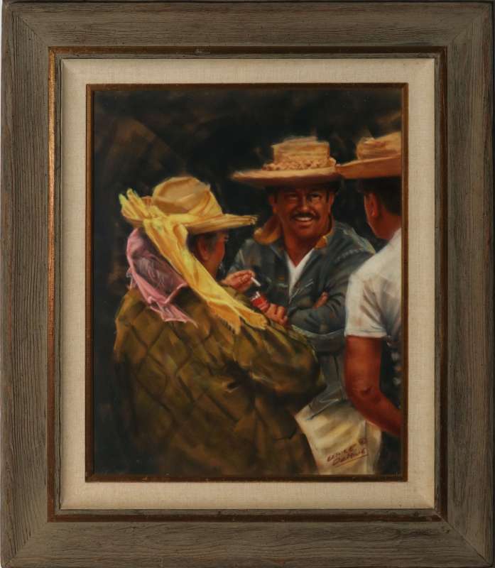 LESLIE B. DEMILLE (1927-) PASTEL