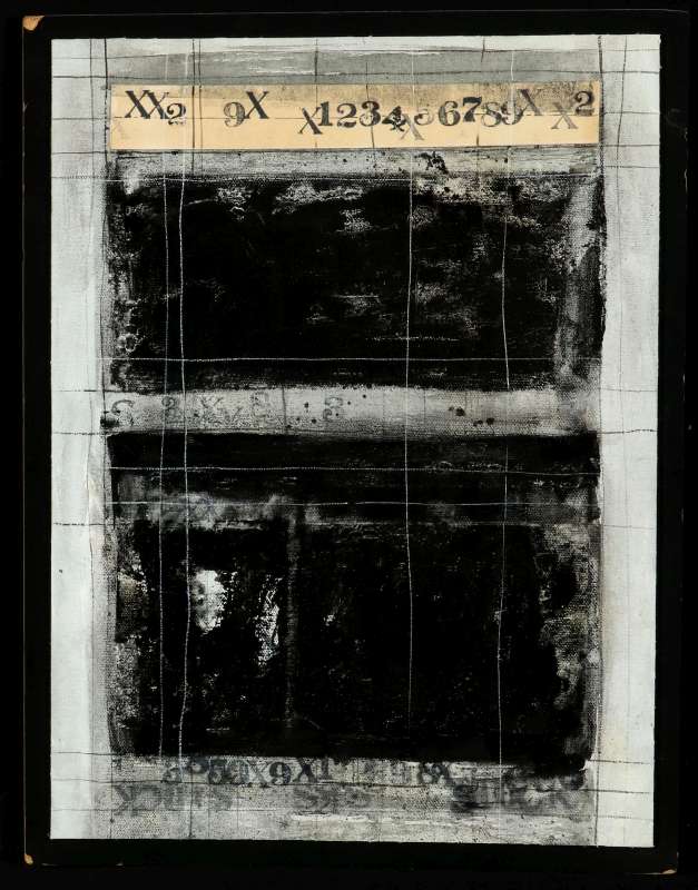 JOHN ALAN STOCK (b. 1945) MIXED MEDIA. TWO WORKS