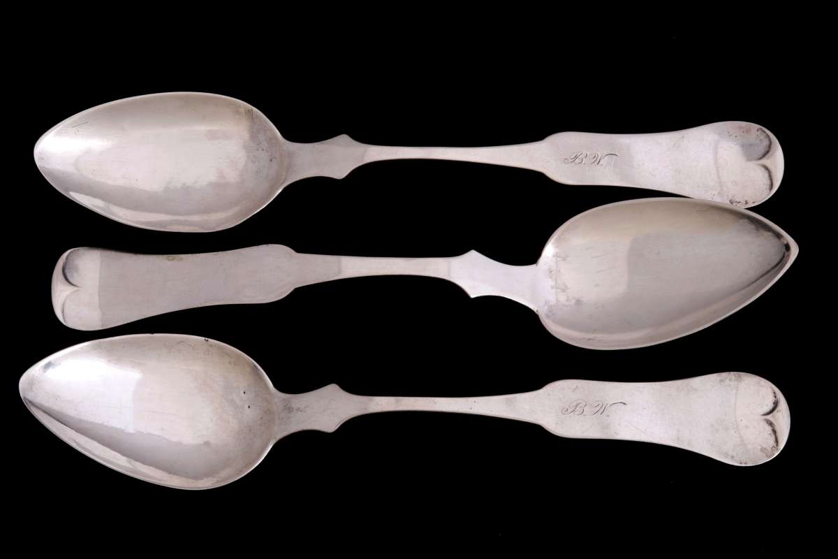 LOUIS MEGEDE LEXINGTON MISSOURI COIN SILVER SPOONS