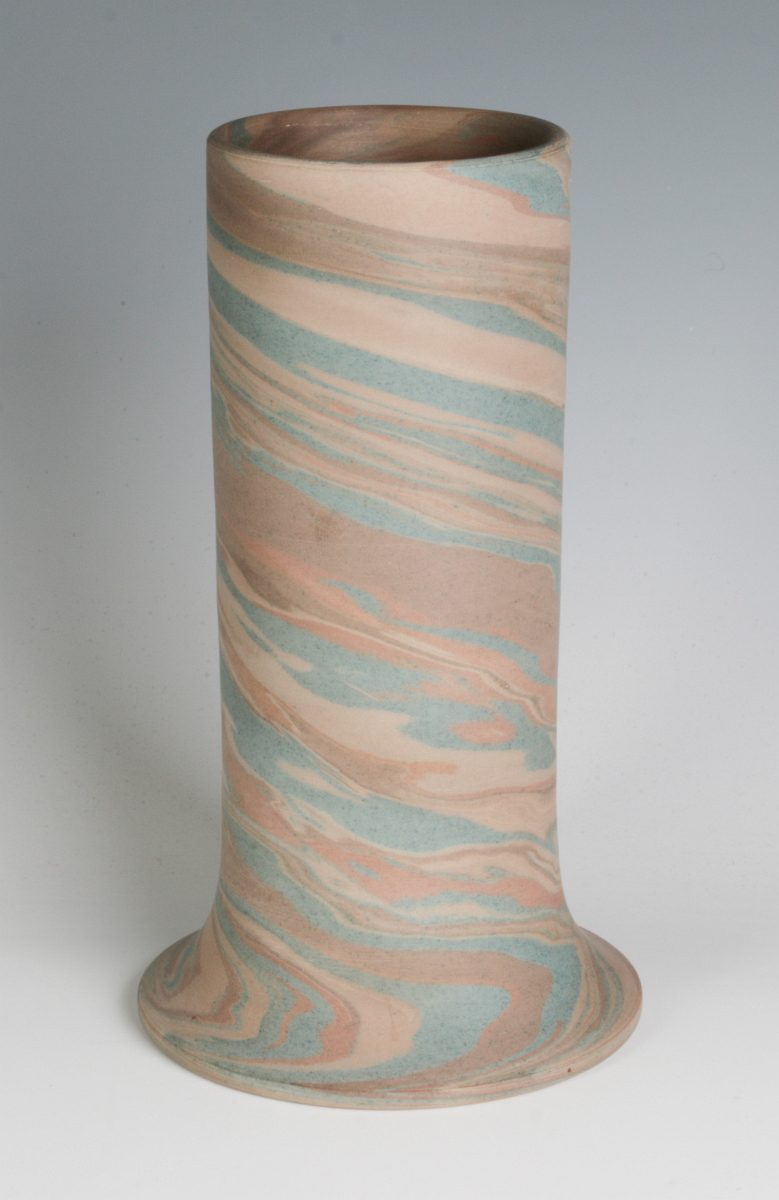 A NILOAK MISSIONWARE ART POTTERY VASE