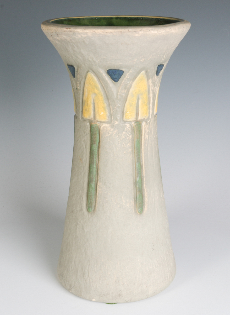 A ROSEVILLE 'MOSTIQUE' ART POTTERY VASE