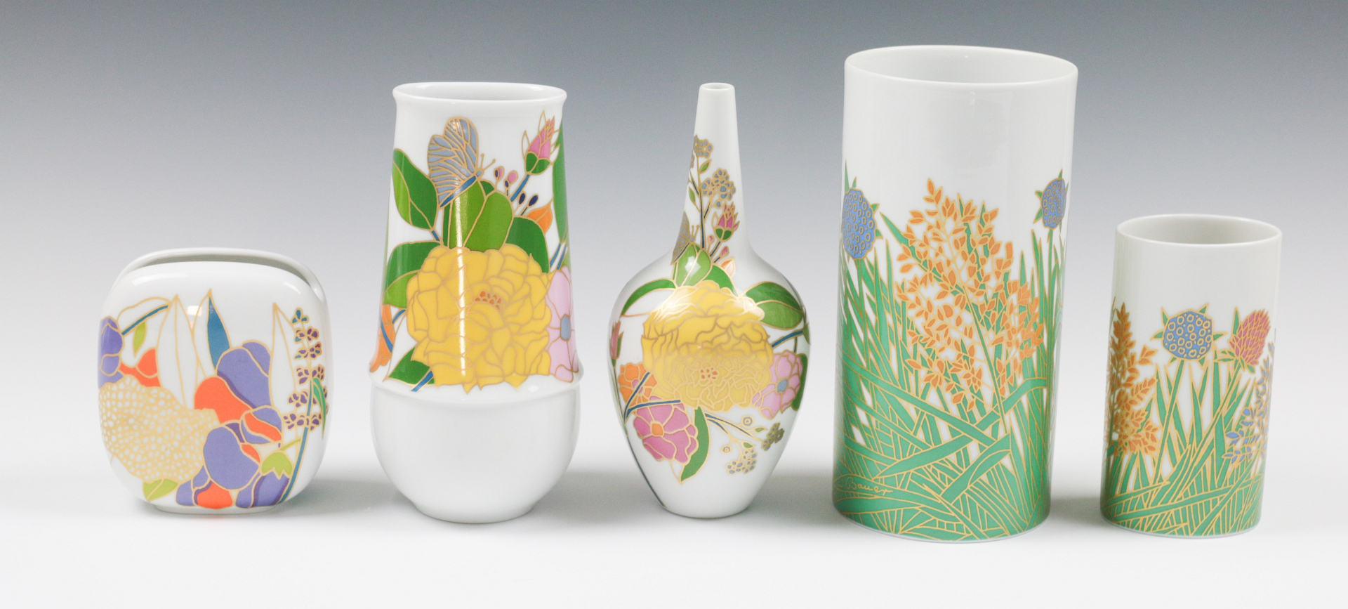 WOLFGAND BAUER STUDIO LINE VASES FOR ROSENTHAL