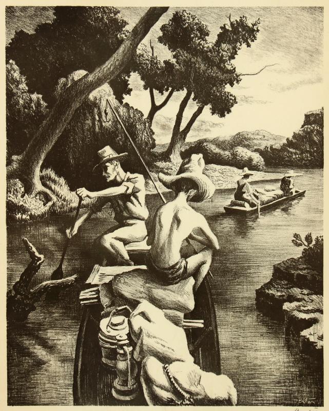 AFTER THOMAS HART BENTON (1889-1975) OFFSET LITHO