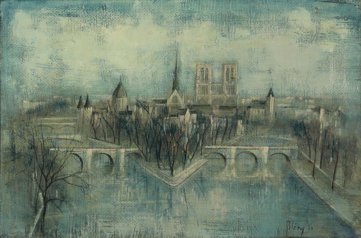 JACQUES BLENY (20th C.) OIL ON CANVAS