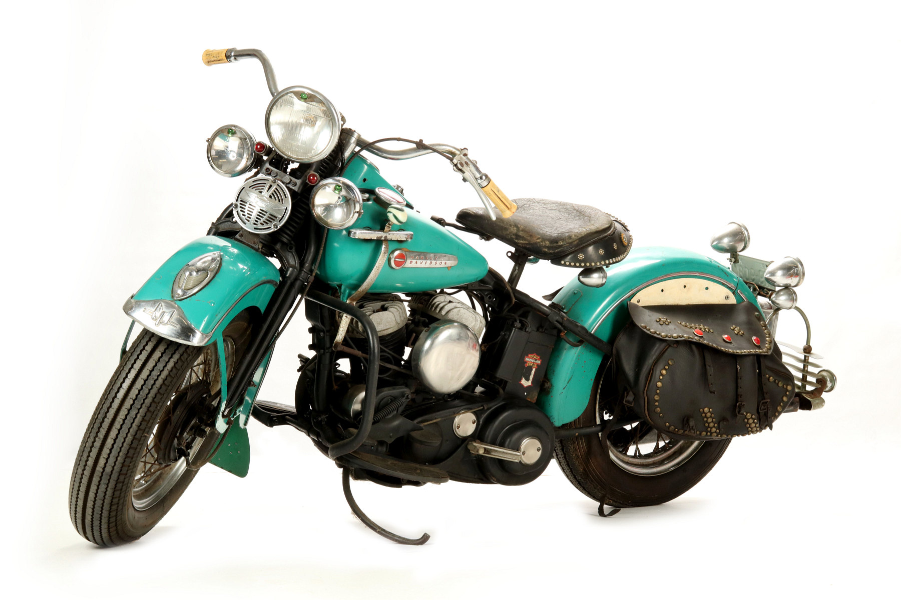 A '49 HARLEY DAVIDSON 45 FLATHEAD