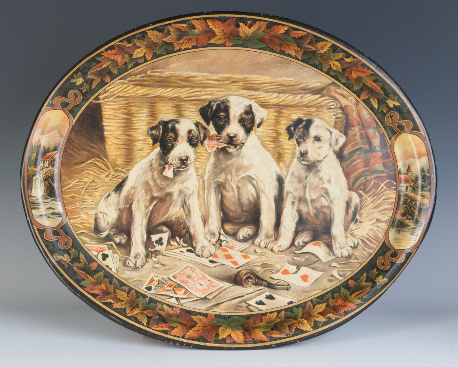 TIN LITHO BEER ADVERTISING TRAY, FLEISCHMANN YEAST
