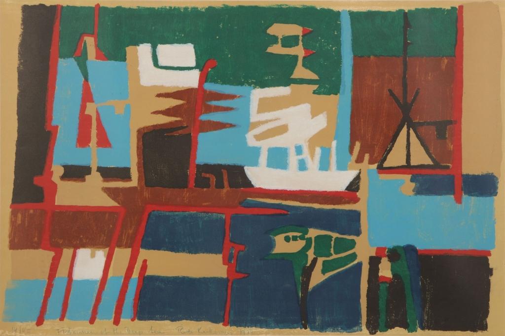 RUTH KERKOVIUS (BORN 1921) SIGNED SERIGRAPH