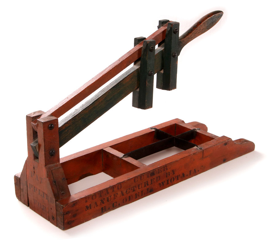 THE ODELL POTATO CUTTER ORIGINAL GREEN & RED PAINT