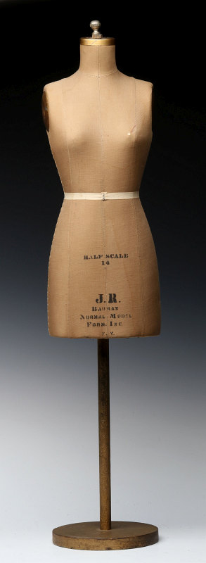 BAUMAN HALF SCALE TABLETOP DRESS FORM MODEL