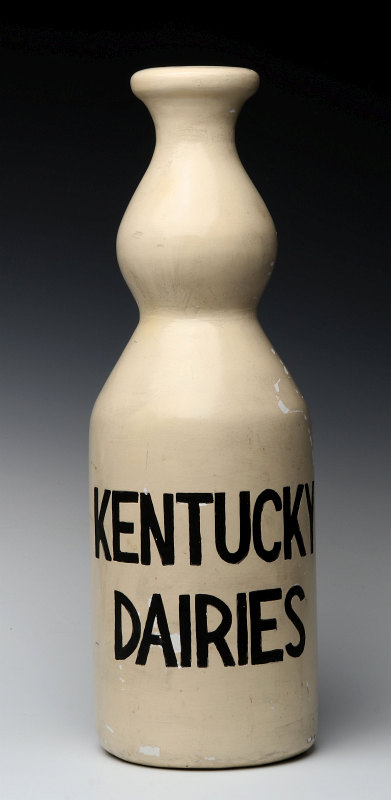 1925 CREAM TOP ADVERTISING MILK BOTTLE - 22 INCHES