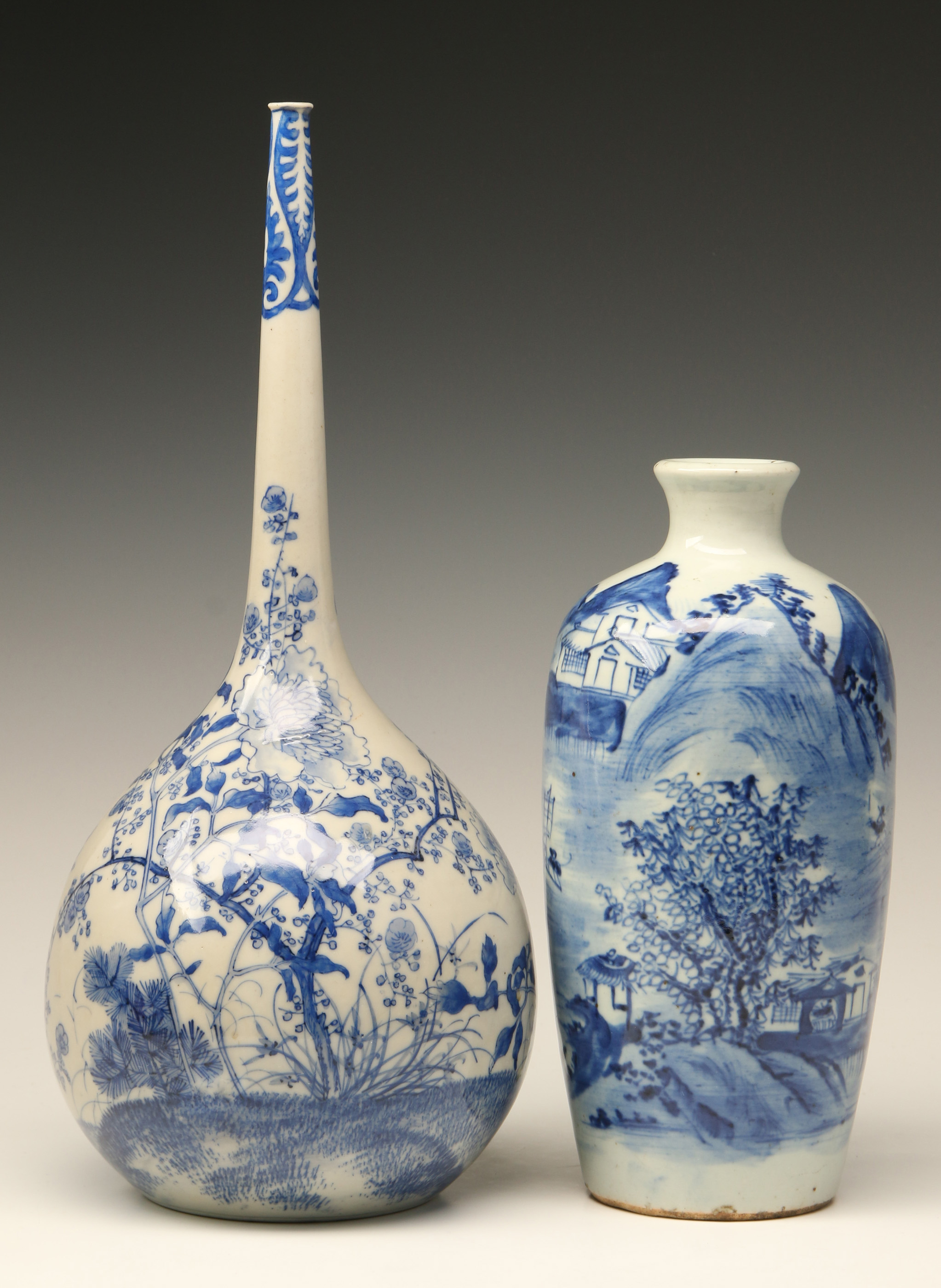 JAPANESE 19TH CENTURY SETO WARE PORCELAINS