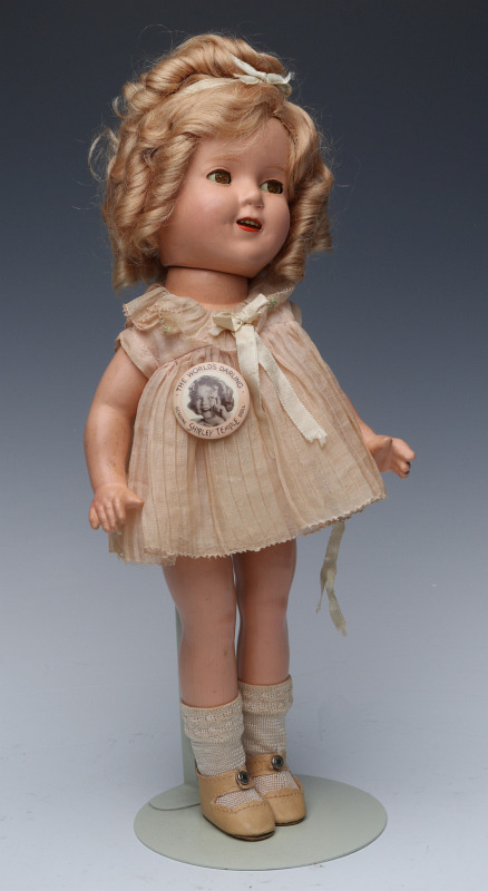 #4287: A 1930s IDEAL TOYS SHIRLEY TEMPLE CHARACTER DOLL