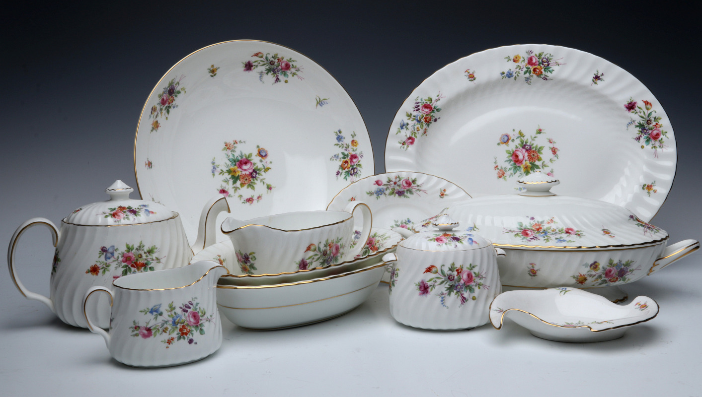 A LOT OF MINTON 'MARLOW' SERVING PIECES