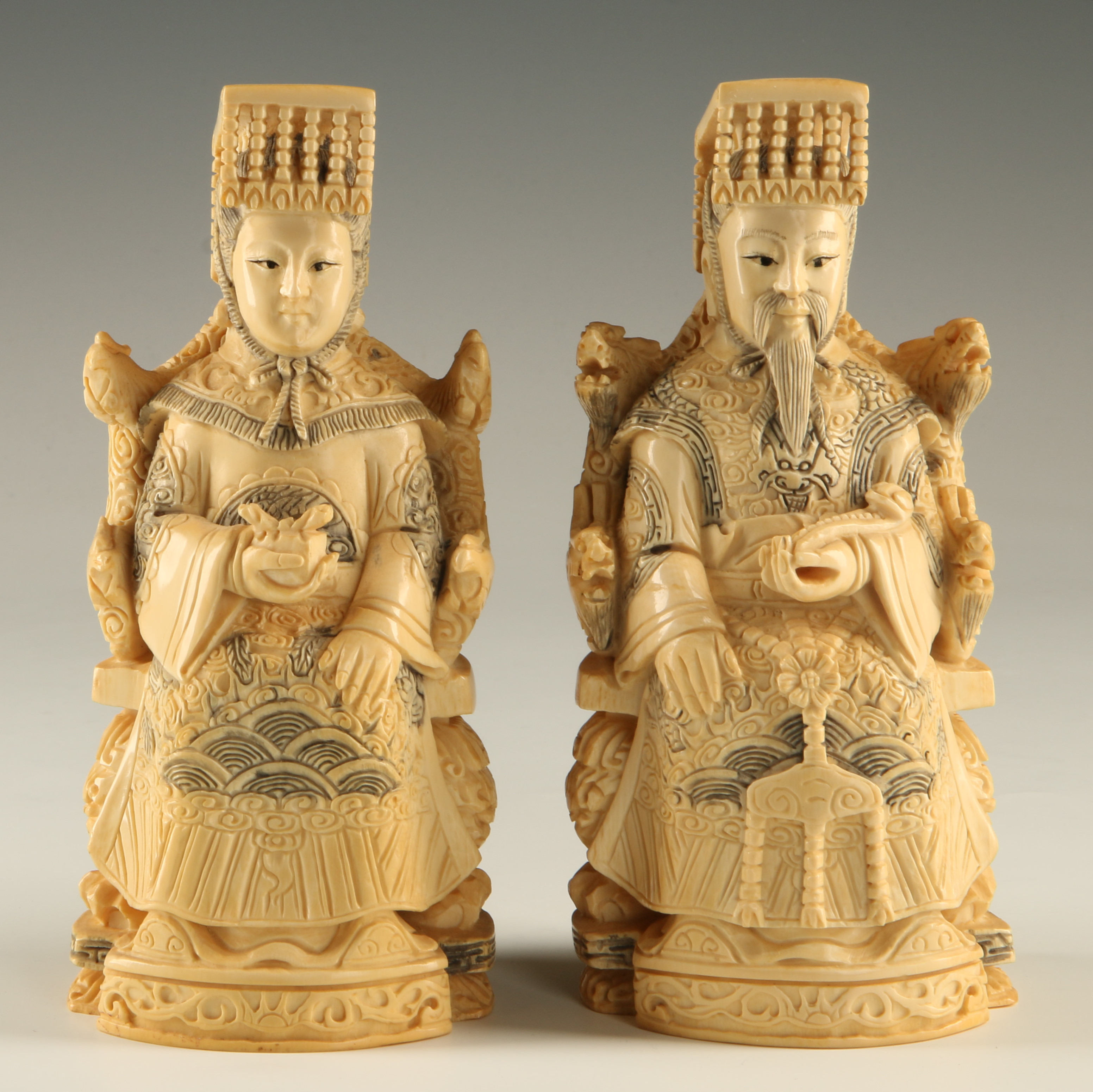 A JAPANESE FUKUROKUJU CARVED FIGURAL SOAP STONE CE