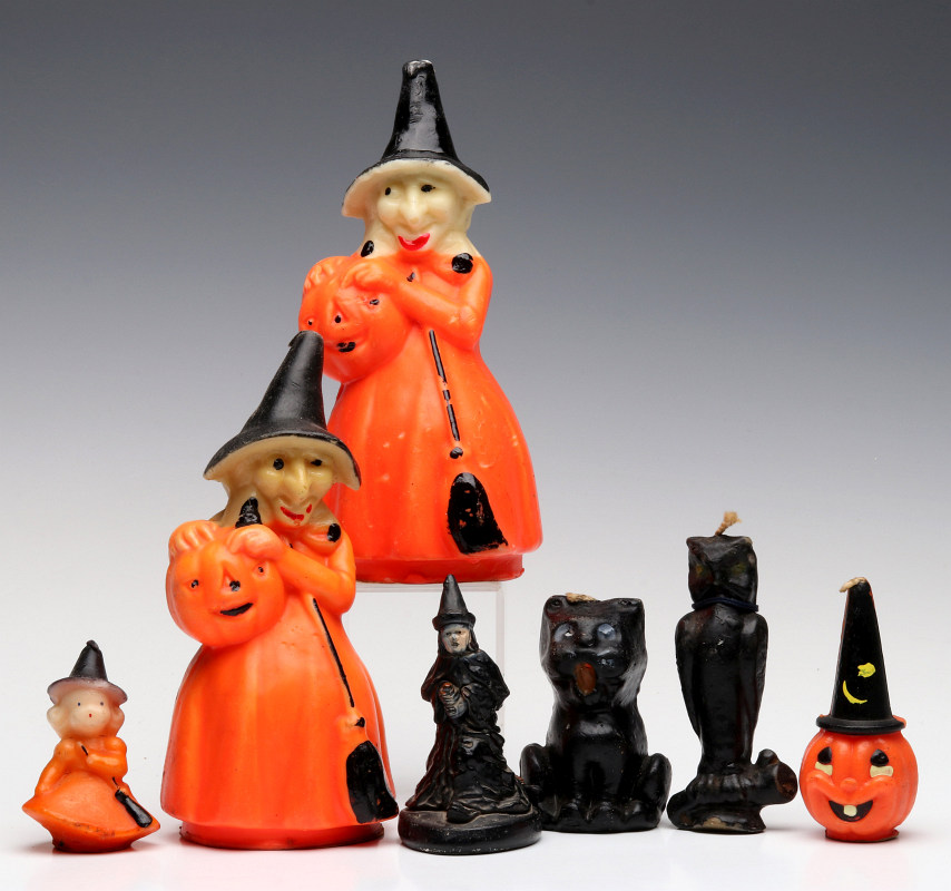 VINTAGE GURLEY NOVELTY CO. HALLOWEEN CANDLES