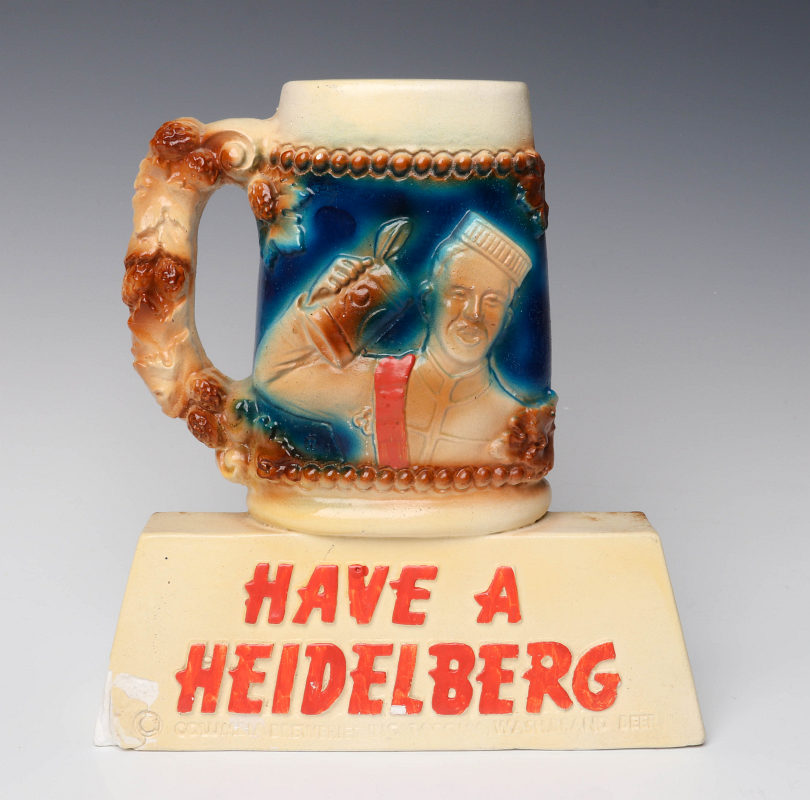 HAVE A HEIDELBERG 1940s FIGURAL CHALK ADVERTISING