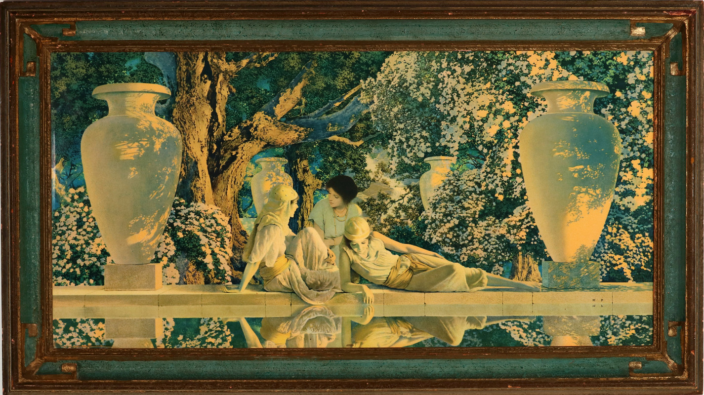 CIRCA 1930s MAXFIELD PARRISH & R.A. FOX ART PRINTS