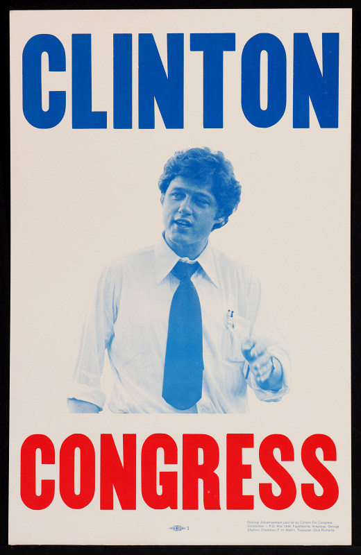 CLINTON FOR CONGRESS POSTER