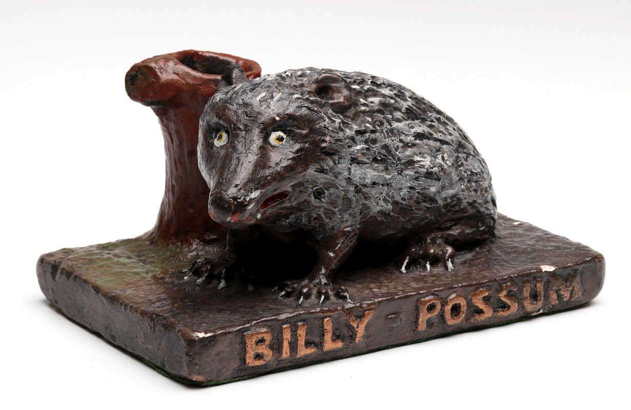 A CHALK BILLY POSSUM FIGURE FOR TAFT 1908 CAMPAIGN