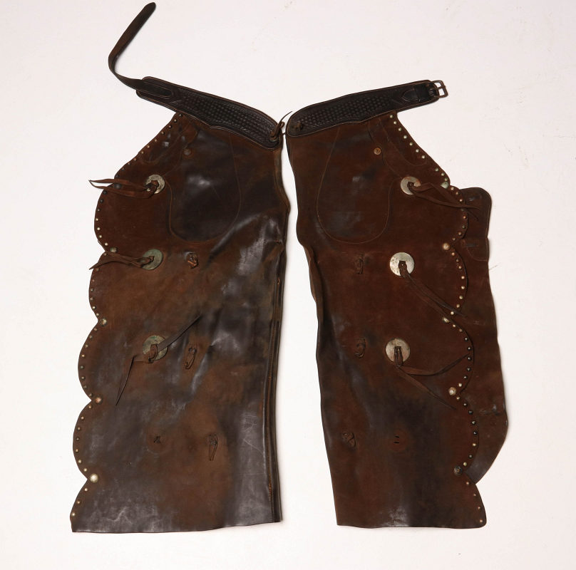 A PAIR OF C.P SHIPLEY KANSAS CITY BATWING CHAPS