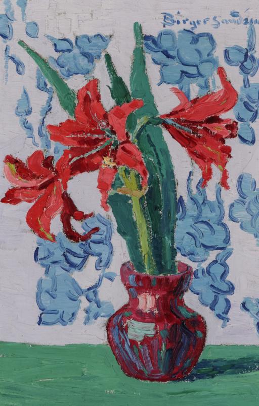 BIRGER SANDZEN (1871-1954) OIL ON CANVAS