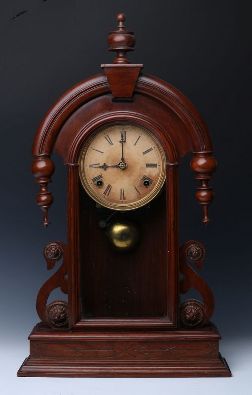 JAMES WOOD AMERICAN CLOCK CO FANCY PARLOR CLOCK