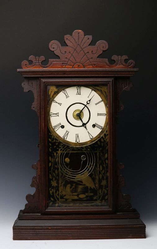 A WELCH 'SYLVA' EIGHT DAY PARLOR CLOCK