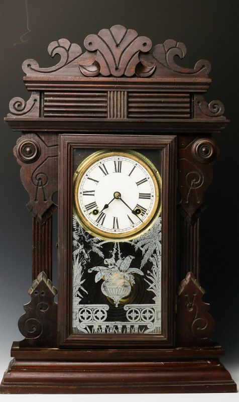 A PORTUGUESE MADE VICTORIAN PARLOR CLOCK