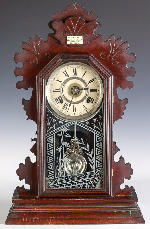 AN ANSONIA 'BEAVER' MODEL ORNATE PARLOR CLOCK