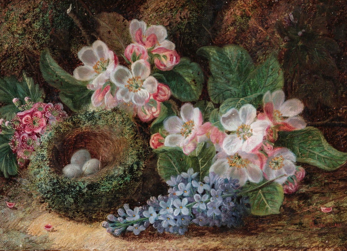 OLIVER CLARE (1853-1927) OIL ON CANVAS