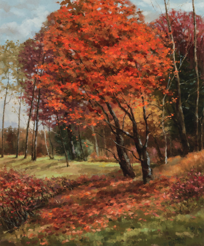 RICHARD TURNER (MISSOURI, 1935-2012) OIL ON CANVAS